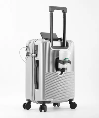 Front-Opening 26-Inch Business Suitcase with Universal Wheels - 10