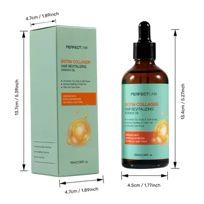 Трансграничное эфирное масло для ухода за волосами Argan+Biotin Biotin, несмываемое, разглаживающее, против пушения, для восстановления корней и питательная сыворотка - 7
