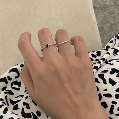 Bestseller Großhandel minimalistischer eleganter Zirkon-Ring für Damen mit ausgefallener Designeraura, verstellbare offene Spannringform, Perlen-Handschmuck