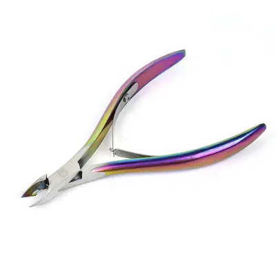 Manicure Set: Cuticle Nippers, Nail Scissors, Stainless Steel Cuticle Pusher - 9