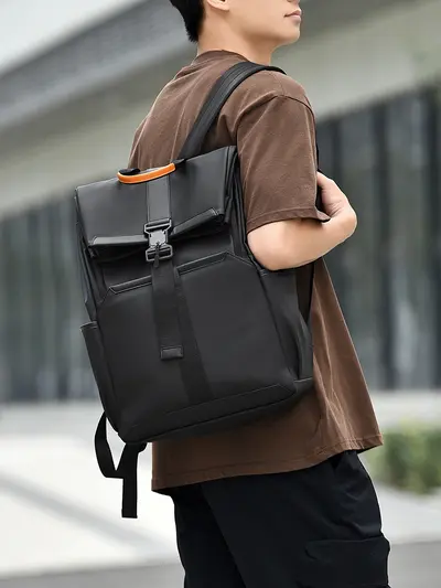 Men's Backpack, Laptop Compartment, Large Capacity, Business and School - 3