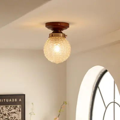 Französische Retro-Mittelalter-Deckenlampe für Flur und Balkon