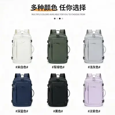 Large Capacity Travel Backpack for Women and Men, Lightweight, Laptop Compartment - 3