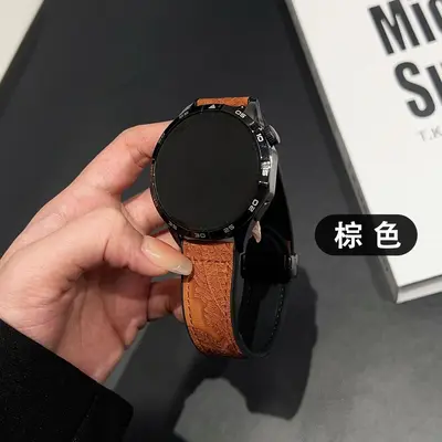 Silicone Strap for Huawei Watch 5 and Xiaomi S4, 18mm Magnetic Buckle - 8