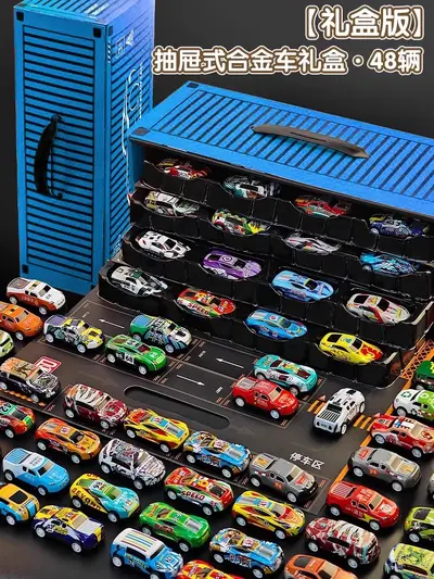 Kinder-Spielzeugauto-Set aus Legierung, Mini-Modelle