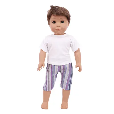 18-Zoll-Puppenkleidung für American Girl, T-Shirt und Shorts