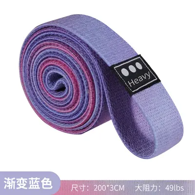 Lange Kniebeugen-Widerstandsbänder 200x3 cm, Glute-Ring, Yoga-Fitness-Zugband - 8