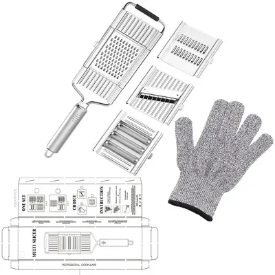 Gemüseschneider-Set mit 7 austauschbaren Klingen - 9