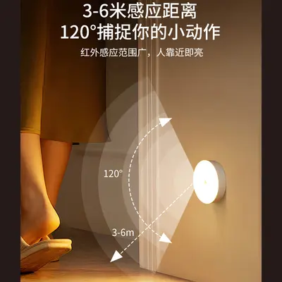 Daguanyuan Human Body Sensor Night Light, Rechargeable