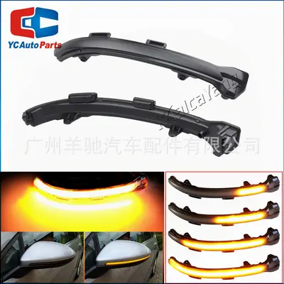 LED Turn Signal Rear View Mirror for VW Golf 7 7.5 Touran