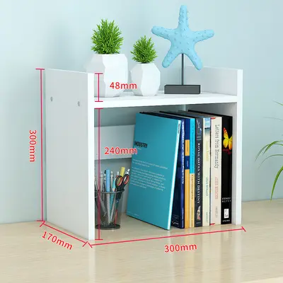 Masaüstü çok katlı kitap rafı ve dik duran organizer - 13