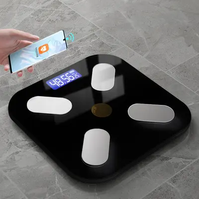 Elektronik terazi vücut yağ ölçeği toptan ev vücut yağ ölçeği akıllı ağırlık ölçeği (HUAWEI HiLink'ı destekler) - 8