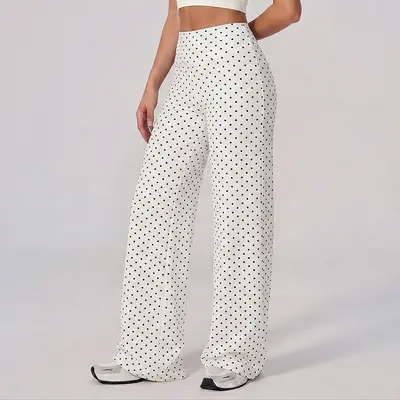 Yoga sports set deep V neck elastic patterned design - 12