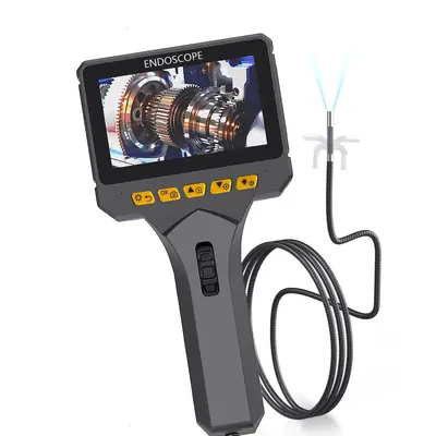 Yeni Ürün Endüstriyel Borescope 360° El Tipi Dönerli Bükülü Borescope Otomotiv Onarım Boru Karbon Birikintisi Kamerası