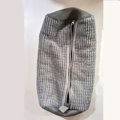 Brake zipper chenille lazy shoe washing bag washing machine cleaning maintenance bag shoe anti-deformation laundry bag multifunctional - 11
