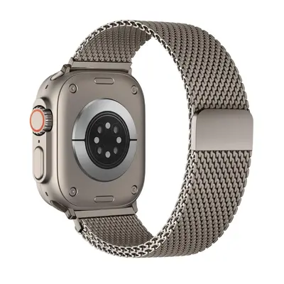 Apple Watch Ultra 2 uyumlu Milanese çelik kordon, manyetik kapatma - 8
