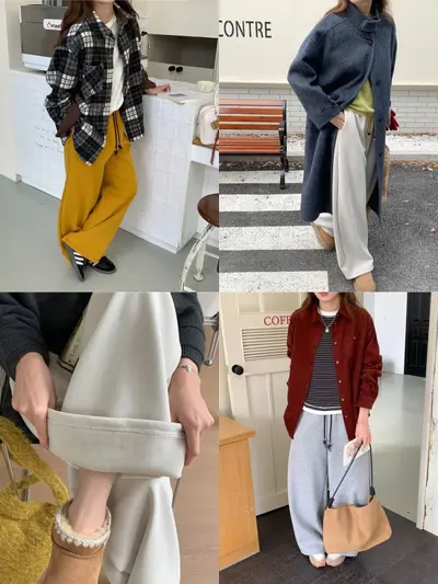 Women's High-Waist Wide-Leg Pants, Beaded Drawstring, ZY3668