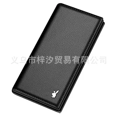Gongzi Men's Short Wallet with Driver's License and Multiple Card Slots - 8