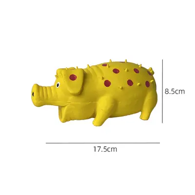 Hund Latex Quietsch-Igel Spielzeug Zahnreinigung - 7