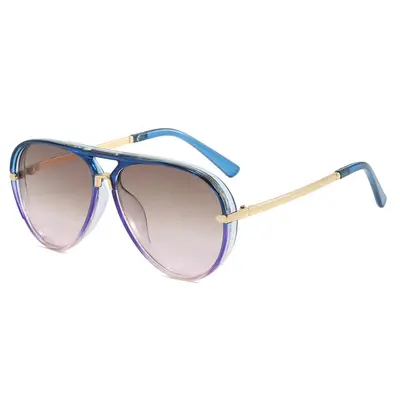 Oversized Frame Fashion Sunglasses, Minimalist Versatile Style - 6