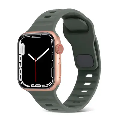 Silicone Strap with Diamond Buckle for Apple Watch Ultra 3 - 11