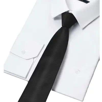 Erkek Jakarlı Kravat 8 cm, El Bağlamalı, Düğün Kravatı