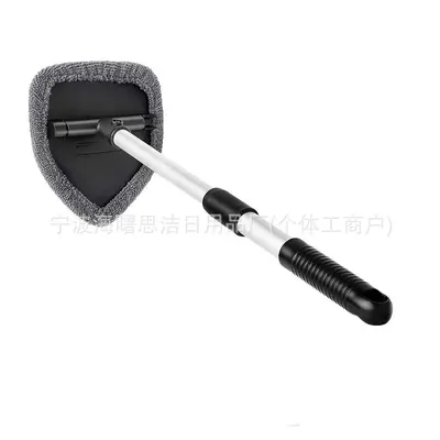 Car windshield cleaning brush, deicer window brush, microfiber car wash window scraper, telescopic rod set - 11
