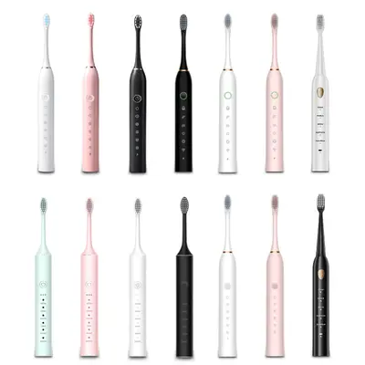 Portable Rechargeable Electric Toothbrush, Waterproof, Soft Bristles - 3