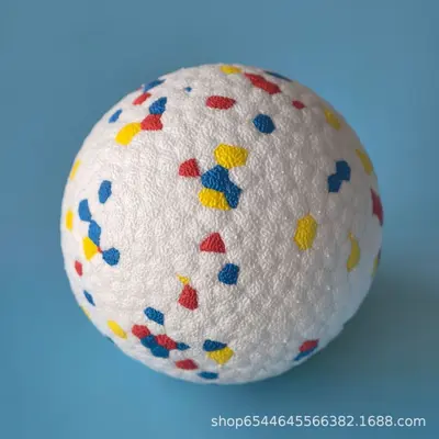 Durable ETPU Dog Toy Popcorn Design Floating Interactive Chew Toy - 8