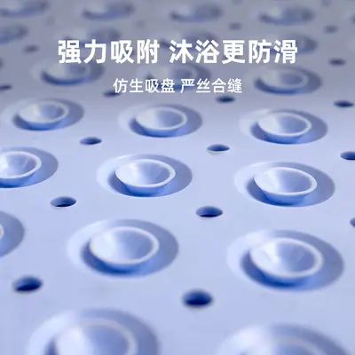 New simple TPE bathtub non-slip mat bathroom shower room suction cup floor mat toilet foot mat