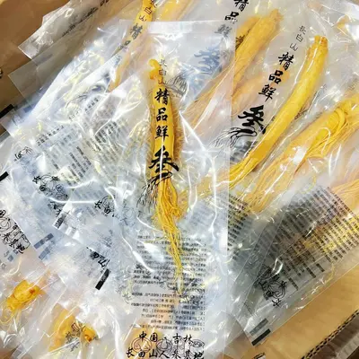 Frischer Changbai-Ginseng, nordostchinesische Spezialität, zum Ansetzen in Alkohol - 10