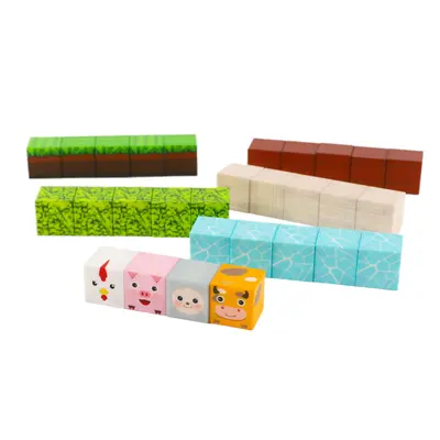 DIY Minecraft Komplettset Lernspielzeug ab 3 Jahren