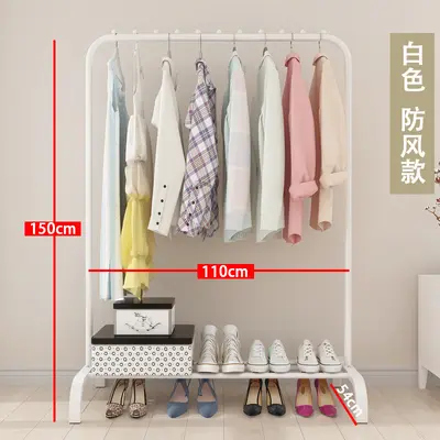 Freestanding Clothes Rack for Bedroom, Simple Coat Rack - 7