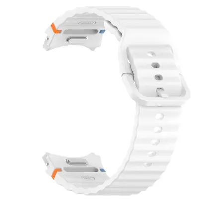 Silicone Watch Strap with Wave Stitch for Samsung Galaxy Watch7 - 8