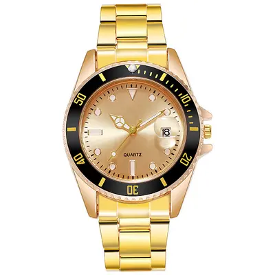 Herrenuhr mit Stahlarmband, Quarz, Leuchtzeiger - 12