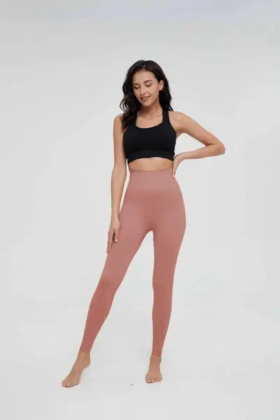 Women's Seamless Yoga Pants with Peach Butt Lift, Sports Leggings - 8