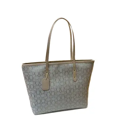 Large Capacity Retro Tote Bag, Commuter Single-Shoulder Handbag - 6