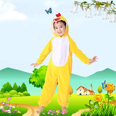 Children's Animal Costume for Kindergarten Performances, Tiger, Rabbit, Bee, Mouse, Fox, C - 12