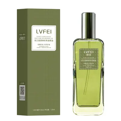 LVFEI Siyah Kimyon Saç Bakım Yağı, Ylang Kokulu, Kabarıklık ve Parlaklık - 7