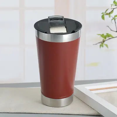 Edelstahl-Isolierflasche mit Flaschenöffner, Auto-Becher - 9