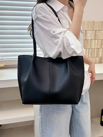 Retro Damen-Achseltasche mit großem Fassungsvermögen - 5
