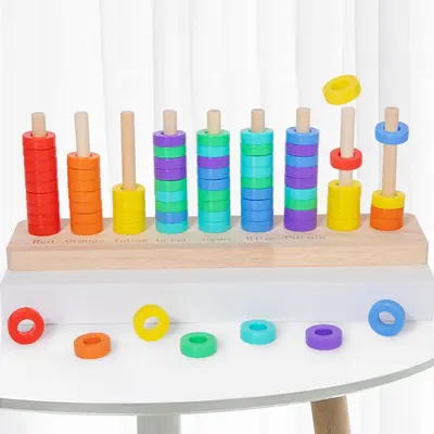 Children's Stacking Ring Sorting and Classification Early Education Logic Toy - 4