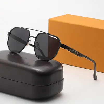 Yeni Polarize Alüminyum Magnezyum Güneş Gözlüğü Büyük Çerçeve Erkek Kadın Renk Değiştiren Kurbağa Gözlüğü Gece Görüş Araba Sürüş Güneşlük 0537 - 7