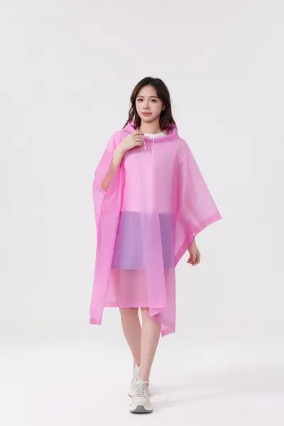 EVA raincoat, full body, portable, thickened - 11