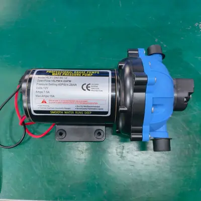 Mikro DC membran pompa 12V/24V, yüksek basınçlı, kendinden emişli - 7