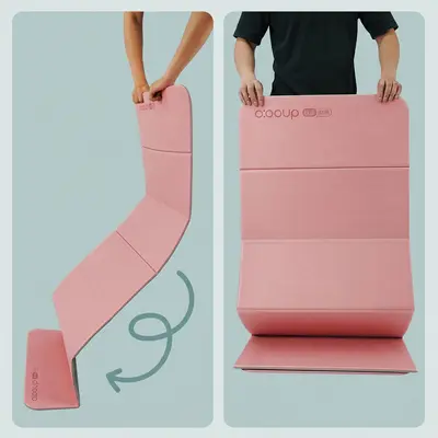 POE katlı taşınabilir yoga matı kaymaz