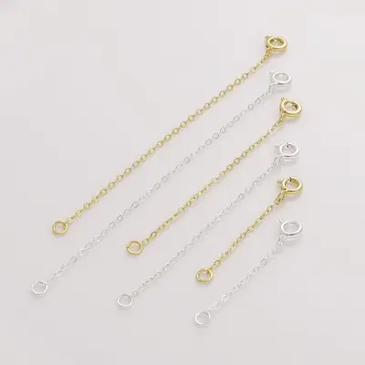 14K Gold Plated Lobster Clasp Extension Chain, DIY Jewelry Making