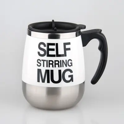 Stainless steel USB rechargeable self-stirring mug - 10