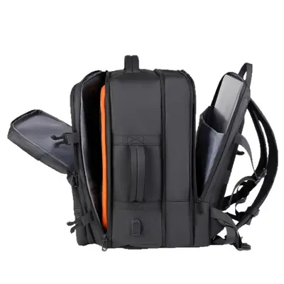 Men's Business Backpack Expandable Large Capacity with Shoe Compartment for Boarding - 6