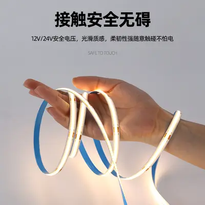 COB-Lichtstreifen Niedrigspannung 12V hoher CRI Fernbedienung dimmbar Schmuck-Werkbänke Beleuchtung Atmosphären-Neonlichtstreifen
